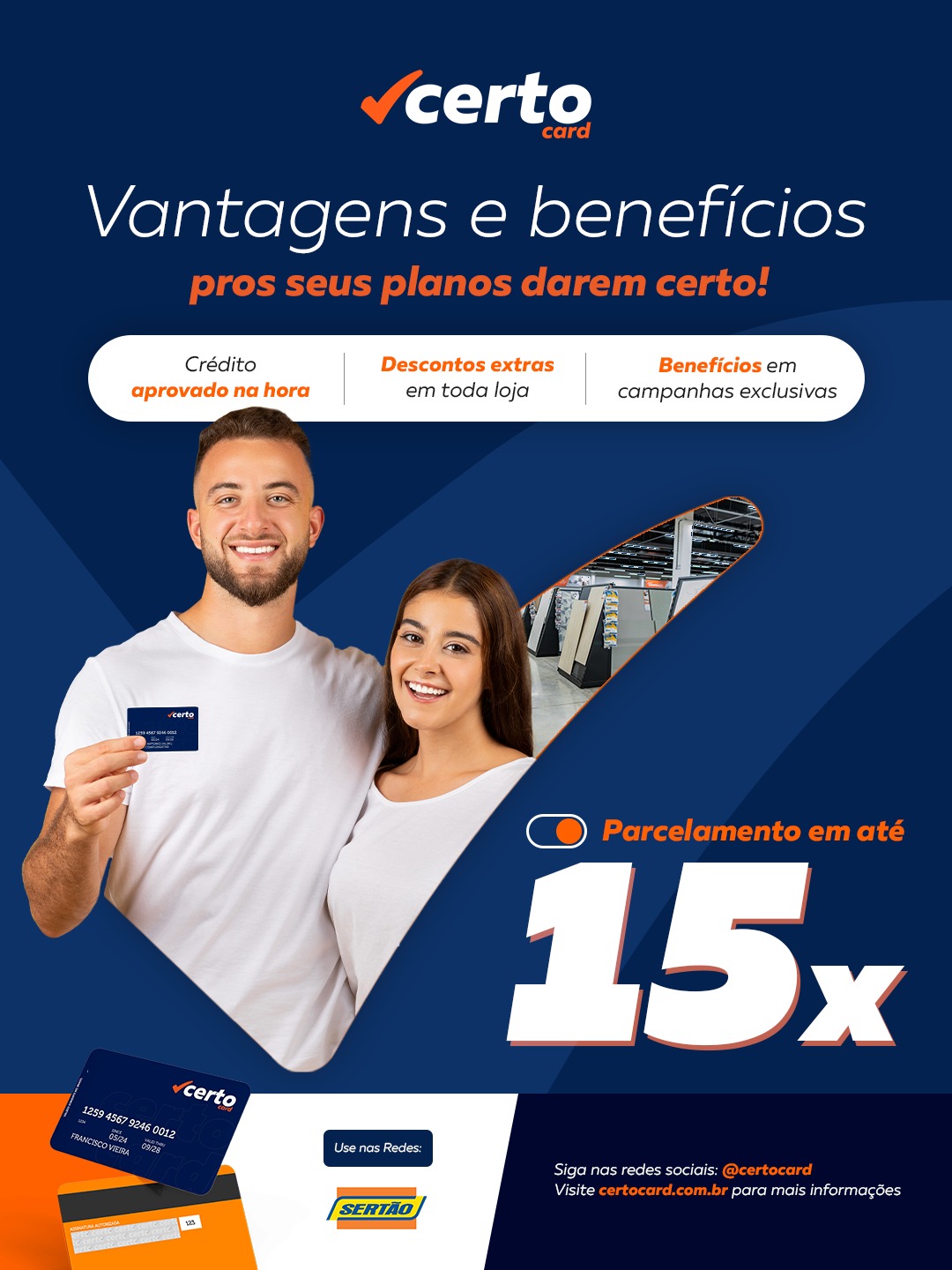 Vantagens e beneficios Certo Card